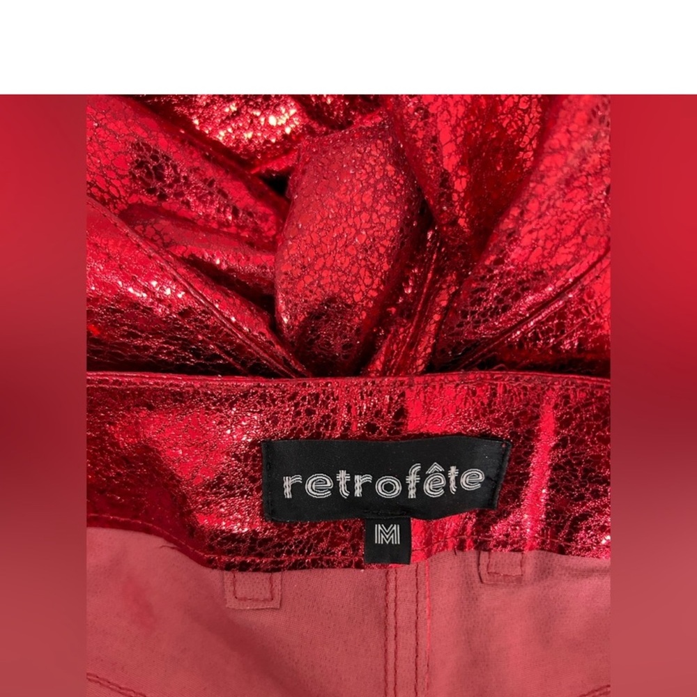 Retrofete lynx leather pants/new mercury leather shirt ❤️SET❤️ - Picture 13 of 16